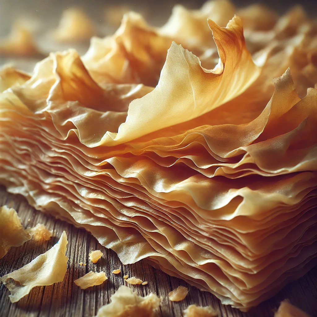 Picture of Phyllo Pastry note